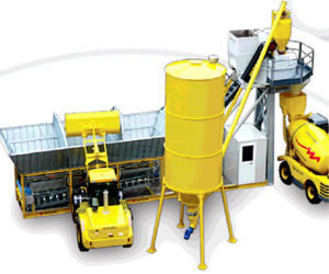 HZN40 محطة خلط الخرسانة دون الأساس