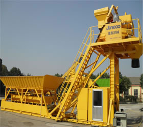 HZN40 محطة خلط الخرسانة دون الأساس